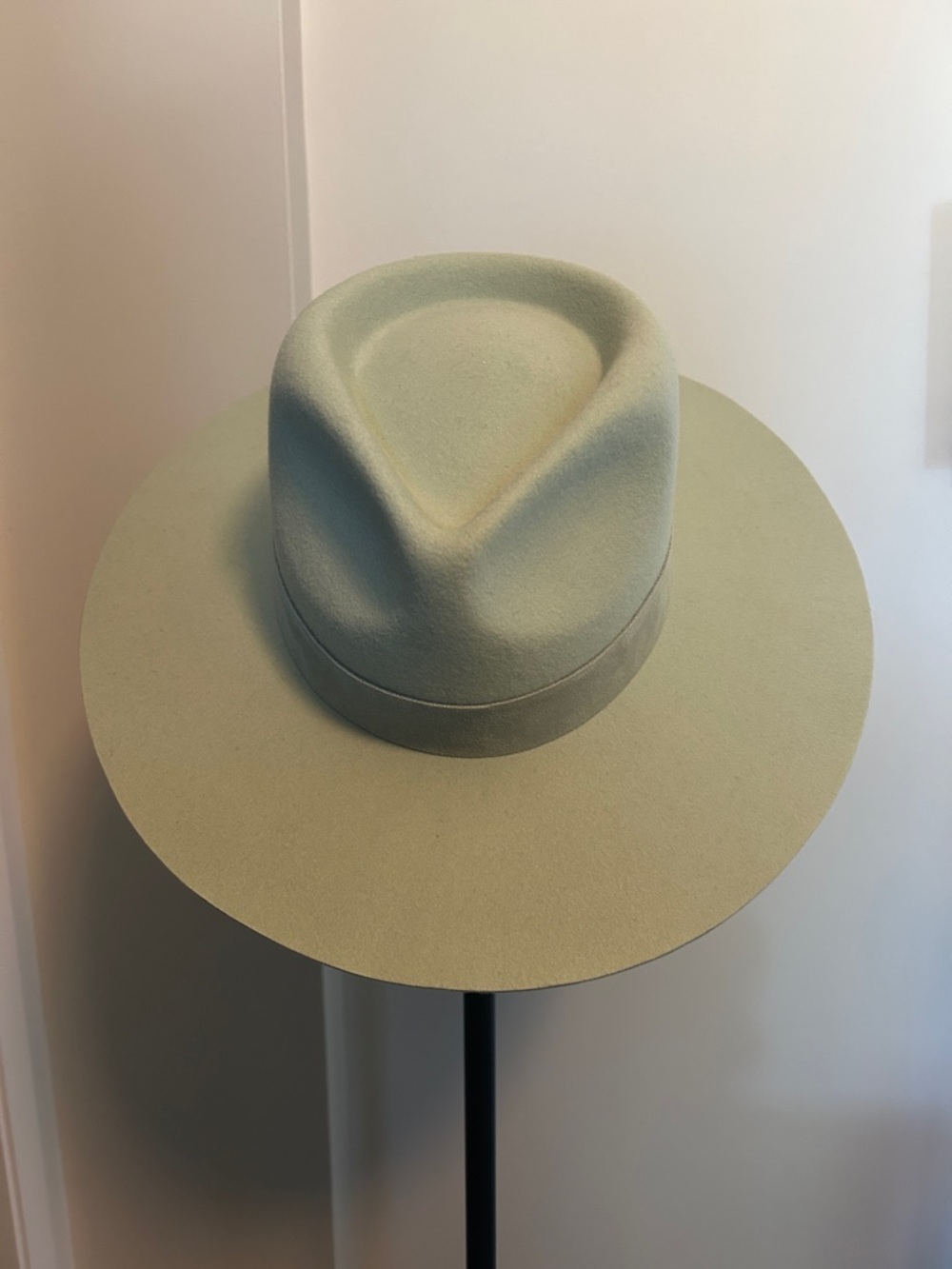 Lack Of Color Wide-Brim Felt Fedora - Sage Green
